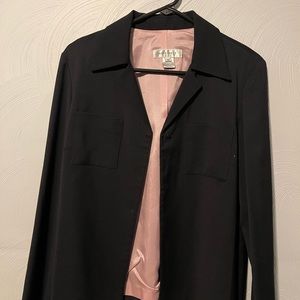 Navy Blue Nine West Skirt Suit Set Size 10